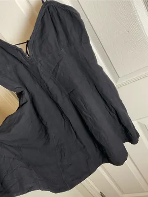 Free People Black Sleeveless Dress/Tunic - Size Large thumbnail 3