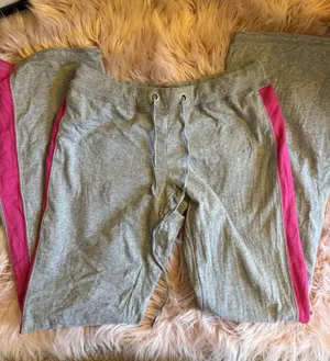 Lounge pants with Pink stripes  thumbnail 1
