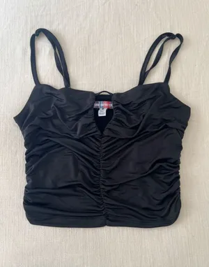Urban Outfitters Top Crop Black thumbnail 1
