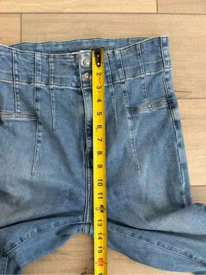 Free People We The Free Jayde High Rise Flare Jeans Sunburst Blue 29 thumbnail 9