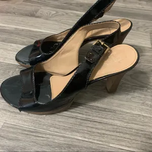 Franco Sarto Black Tan Heels; Size 9.5 Women’s thumbnail 11