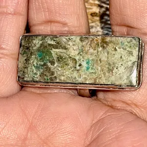 Chrysocolla Ring Size 6 Green thumbnail 3