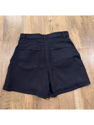 Aritzia Wilfred Free High Waist Black Shorts 2 thumbnail 4