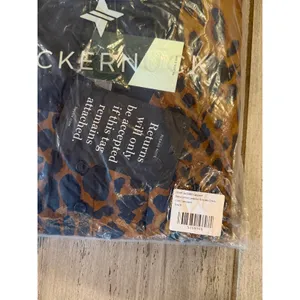 NEW Tuckernuck Leopard Graciela Belted Dress Brown Black Size 8 / Medium thumbnail 8
