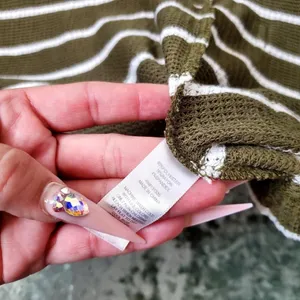 Socialite Striped Knit Button Front‎ Cardigan thumbnail 4