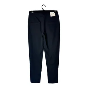 Trouser9 Pants Women Small Black Pleated‎ Baggy Tapered Leg Trousers Career NWT thumbnail 2
