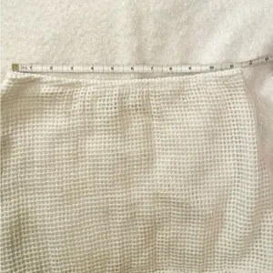 Tiger Mist Mini Skirt White w Net Overlay Sz XS EUC thumbnail 7