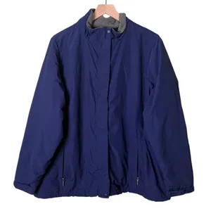 L.L. Bean Fleece Lined Full Zip Jacket Navy Blue Women’s Size 2X thumbnail 1