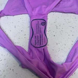 Roxy Womens Purple Low Rise Bikini‎ Bottom Swimsuit Size XL Solid Purple NWT thumbnail 5