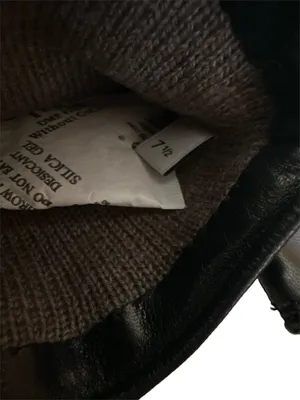 Coach NWT Horse And Carriage Leather Tech Gloves Black 7 1/2 thumbnail 3