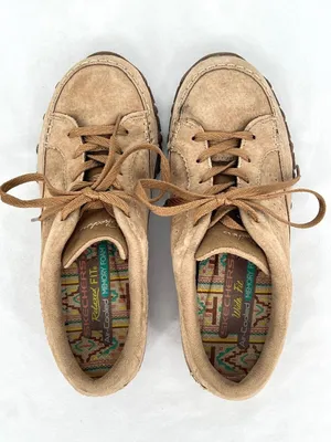 Skechers Relaxed Fit Suede Leather Oxford Sneakers Tan DSCH 44703 Women Size 6 thumbnail 7