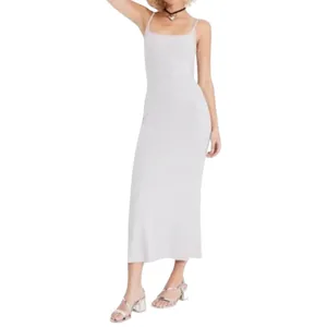Wild Fable Ribbed Maxi Slip Dress Size XXL Gray Capsule Party Dinner Date Summer thumbnail 2