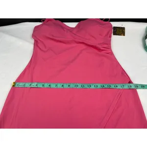 Planet Gold Women's Pink Asymmetrical Dress Sz XL SKU 4209 thumbnail 8