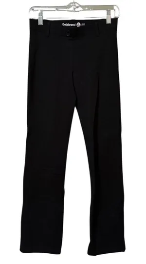 Betabrand Pants‎ Women Size XS Petitie Pull On Black Stretch Loungwear Office thumbnail 1