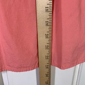 J.Crew Womens Coral‎ Pink Ruffle Rosette Cotton Sleeveless Blouse Top 6 Romantic thumbnail 5