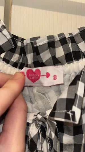 BuddyLove Black Gingham Dress thumbnail 2