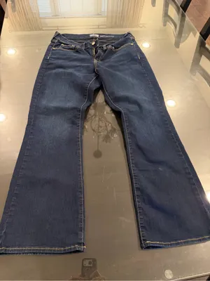 Levi's Dark Blue Flare Jeans thumbnail 1