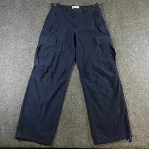 TNA Aritzia Surplus Division Navy Blue Cargo‎ Pants Wide Leg Women Size 4 thumbnail 1