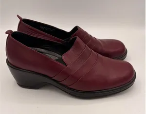 Dansko Aubrey burgundy leather clog women’s 40/10 professional comfort thumbnail 1