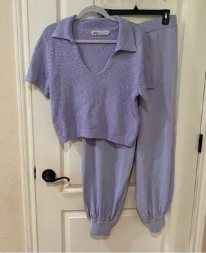 Free People NWOT Nolan Knit Sweater Set Size L thumbnail 2