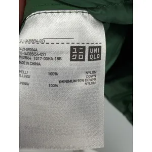 Uniqlo Womens Puffer Vest‎ Ultra Light Down Green Quilted S thumbnail 5