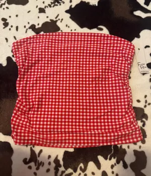 Red Tube Top Size L thumbnail 1