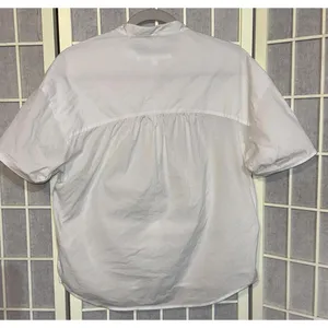Veronica Beard Business Career Minimalist Designer White Button Down Blouse 6‎ thumbnail 2