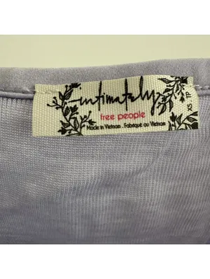 Free People Night We Met Tee Lavender Blue NWT XS thumbnail 8