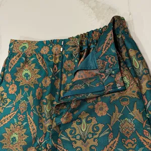 Maeve x Anthropologie Melyssa Floral Metallic Tapestry Trouser Pant Womens Small thumbnail 7