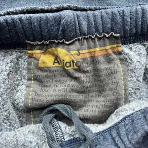 Aviator Nation Bolt Embroidery classic cropped crew sweatshirt and sweat pants thumbnail 3