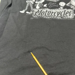 Harley Davidson Looney Tunes Rally Girls Womens SZ L Graphic Tee Shirt Black thumbnail 6