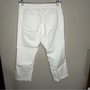 GAP Crop Boot cut White‎ Denim Jeans thumbnail 9