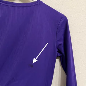 Figs Palmer Ribbed Long-Sleeve Underscrub purple Dark Purple Size Medium thumbnail 9