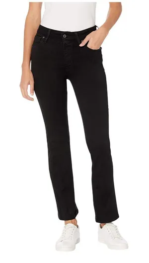 NWT Levi's 725 High Rise Stretch Bootcut Jeans 92911670 Soft Black 34 thumbnail 1