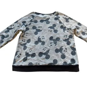 Disney Gray Mickey Mouse Plush Sweater Top thumbnail 2