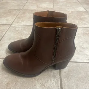 Hunter Women's Refined Zip Boot‎ Leather Bitter Chocolate US 8.5 thumbnail 6