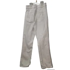 H&M White‎ Distressed Jeans Ripped Knee Casual Denim Pants Size 2 thumbnail 2