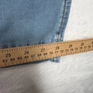 Gap 32 14 Jeans High Rise Wide Leg Sweatpant Light Wash Grunge Punk Festival thumbnail 15