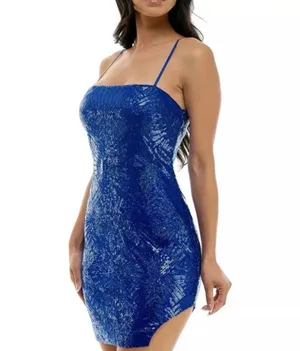 City Studios Homecoming Dress Blue thumbnail 2
