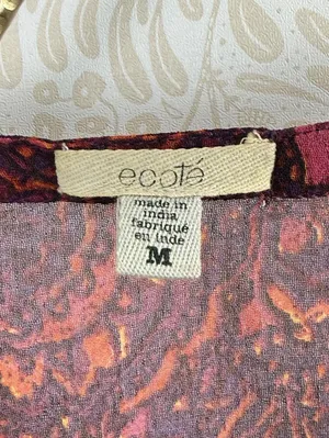 Ecote by Urban Outfitters Red Bohemian Studded Sleeveless Tank - Size - Medium thumbnail 6