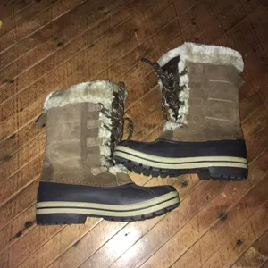 Magellan Outdoors, faux fur lace up duck boots thumbnail 3