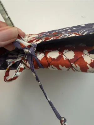 Vera Bradley Jewelry Case Roll Organizer Painted Feathers Print Pattern Abstract thumbnail 14