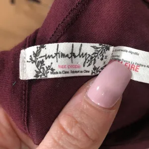 Free people intimately burgundy bodysuit thumbnail 5