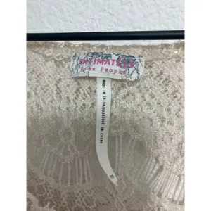Free People Intimately Delicate Romantic Softgirl Feminine Ivory Lace Slip Dress thumbnail 4