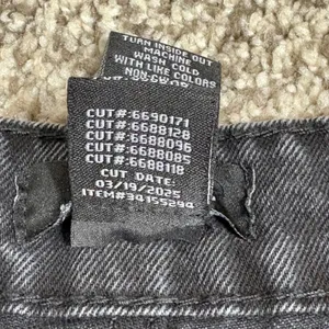 Hot Topic‎ Social Collision Black Wide Leg Cropped Jeans Womens SM Grunge Retro thumbnail 7