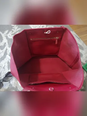 Michael Kors Deep Red Jet Set Tote thumbnail 2
