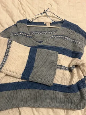 Blue Stripe Sweater  thumbnail 4
