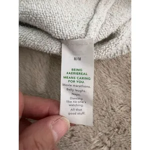 Aerie Women's Ivory Open Back Pullover Sweater Size M Casual Knit thumbnail 6