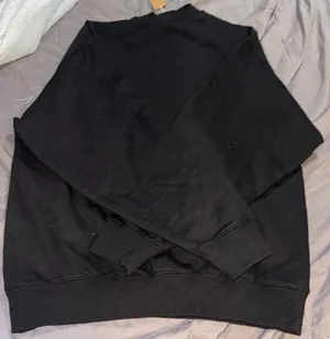 Boyfriend Fleece Crew Neck Pullover 'Onyx' thumbnail 5