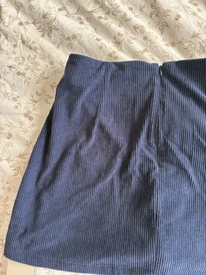 Halara Blue Cordoroy Skirt thumbnail 2
